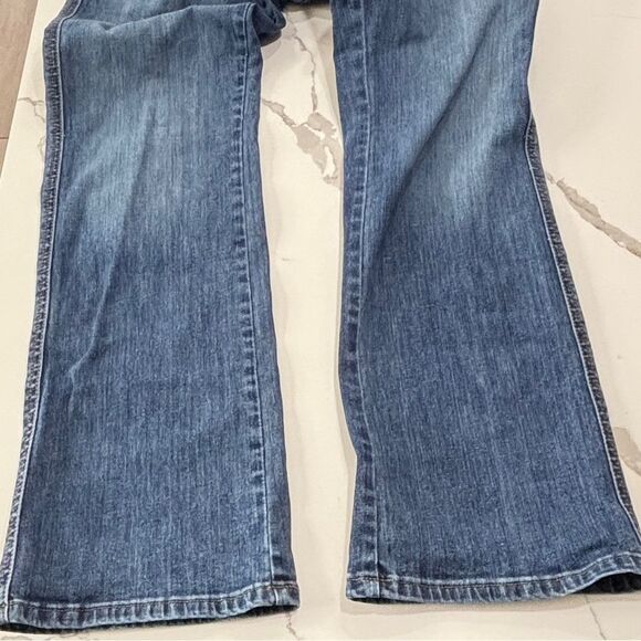 Calvin Klein | Medium Dark Wash Women’s Lean Bootcut Denim Blue Jeans Size 10 - Picture 6 of 16